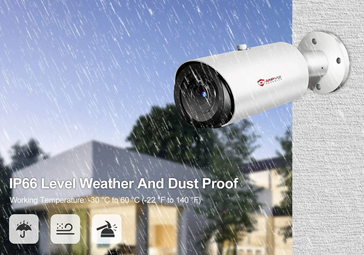 5MP Bullet Camera 4X Zoom Camera Support Human Vehicle Detection 30M  Distance Built in Mic .265