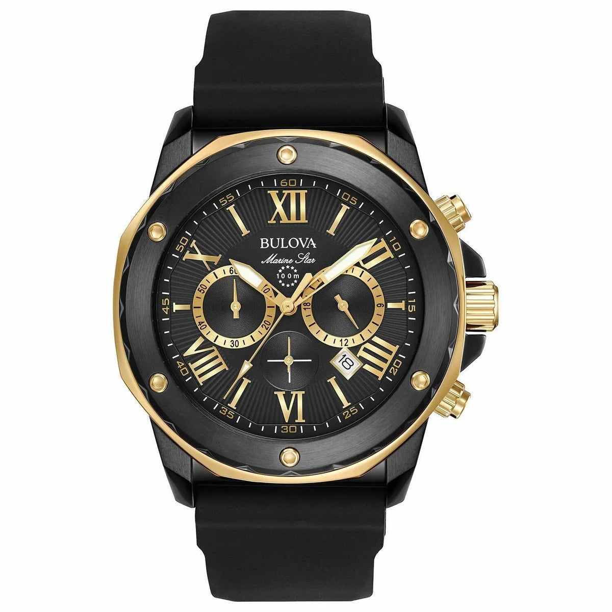 Bulova 98B278 Marine Star Chronograph Men's Stainless Steel Watch