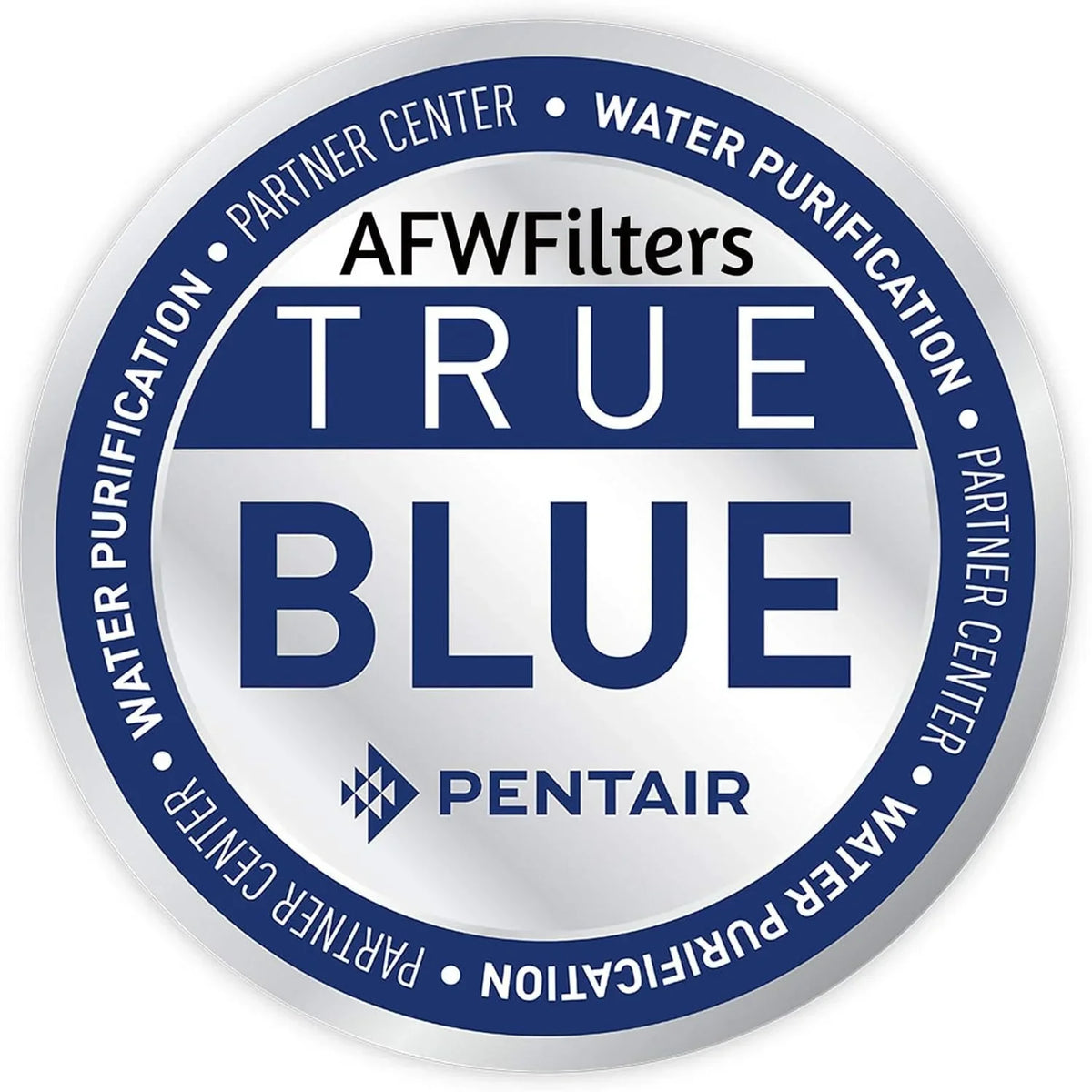 AFWFilters 2 cubic Foot 64k Whole Home Iron Pro Water Softener with Fine Mesh Resin, 1" Plastic  Connection, and Blue Tanks