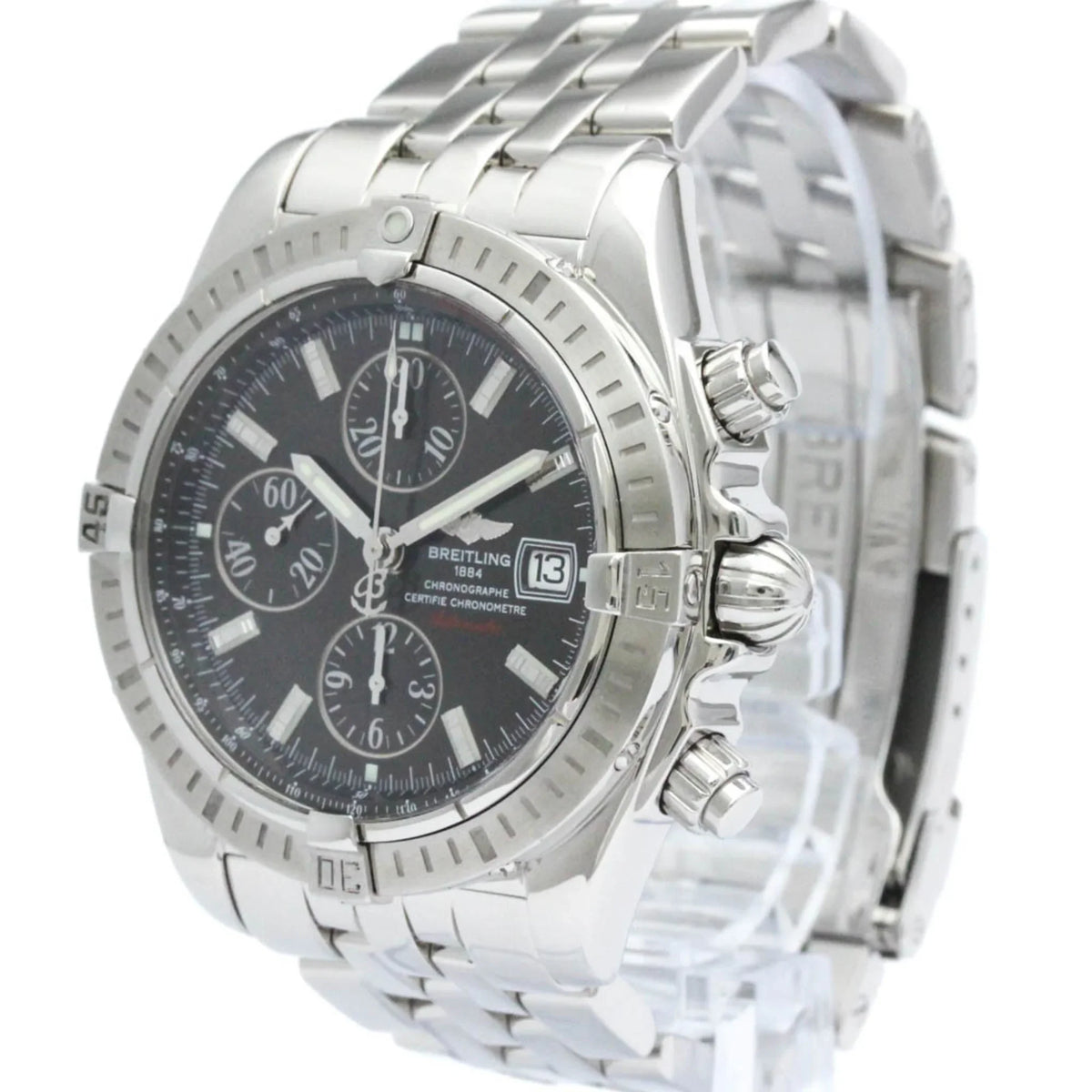 Pre-Owned Polished  Chronomat Evolution Steel Automatic Watch   (Good)