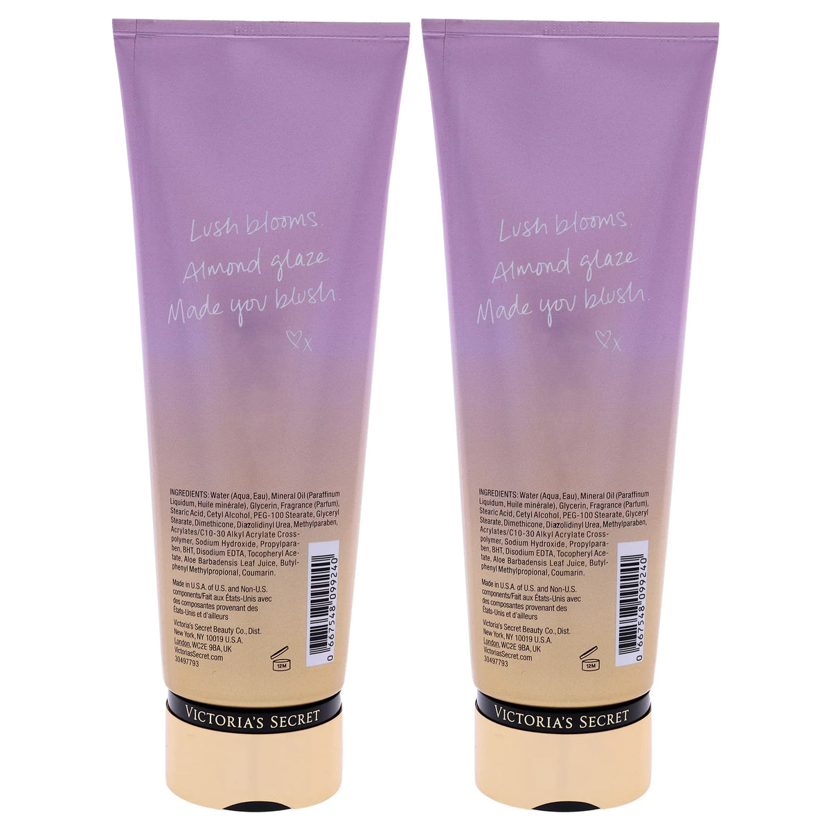 Victorias Secret Velvet Petals Fragrance Lotion - Pack of 2 - 8 oz Body Lotion