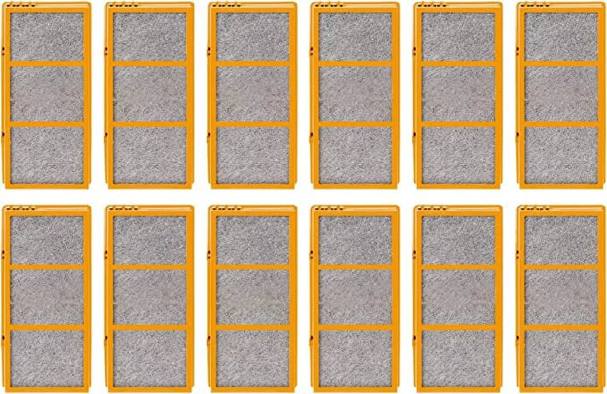 3-in-1 True  Activated Carbon Air Filter Replacement Compatible with Holmes  Smoke Grabber  - Air Purifier - 1.2” x 10” x 4.6”, 12 Pack