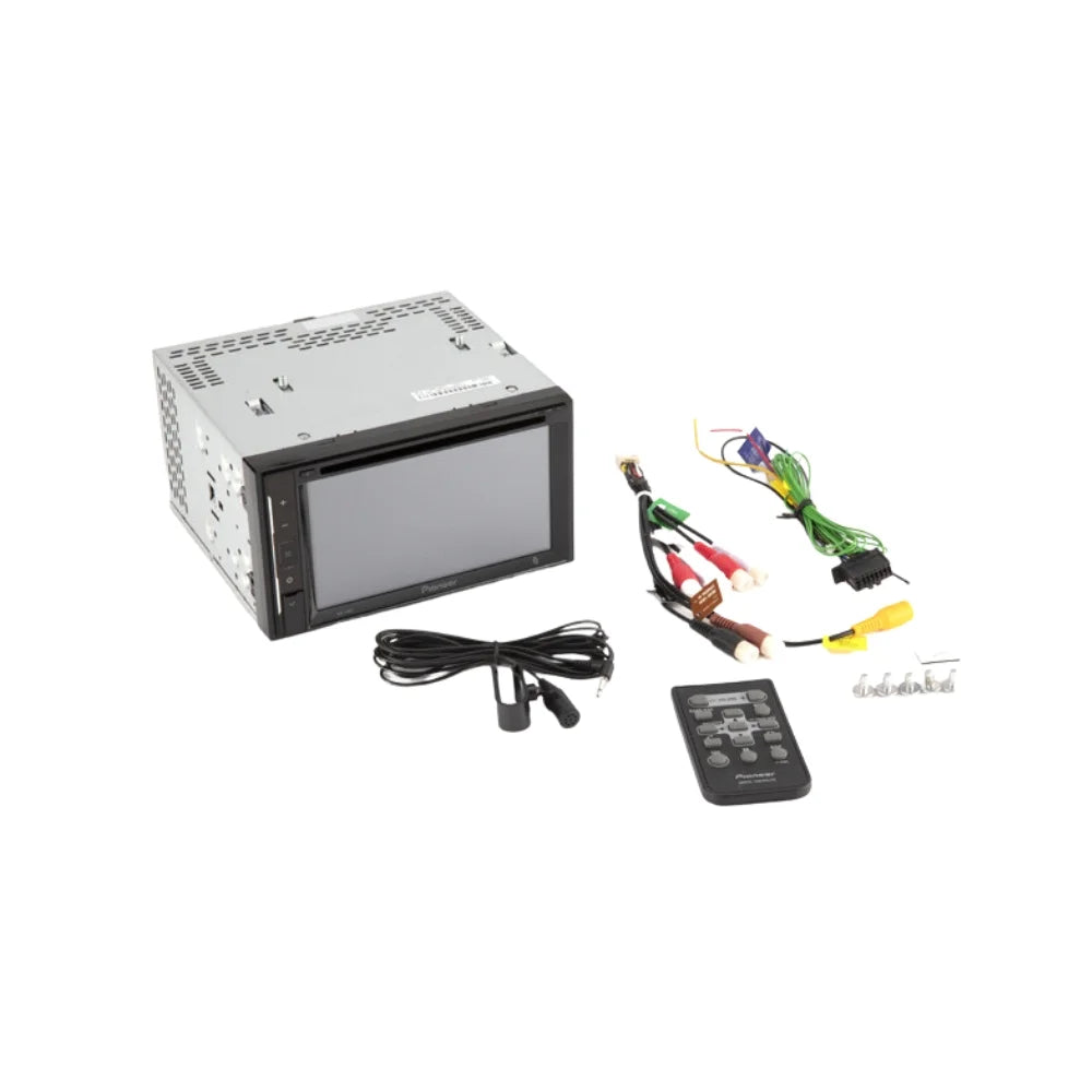 Bundle with Pioneer Multimedia  Car Stereo and Installation Kit - for 2006-2007 Isuzu i-350 / Bluetooth Touchscreen, Backup Camera, Double Din in-Dash Mounting Kit