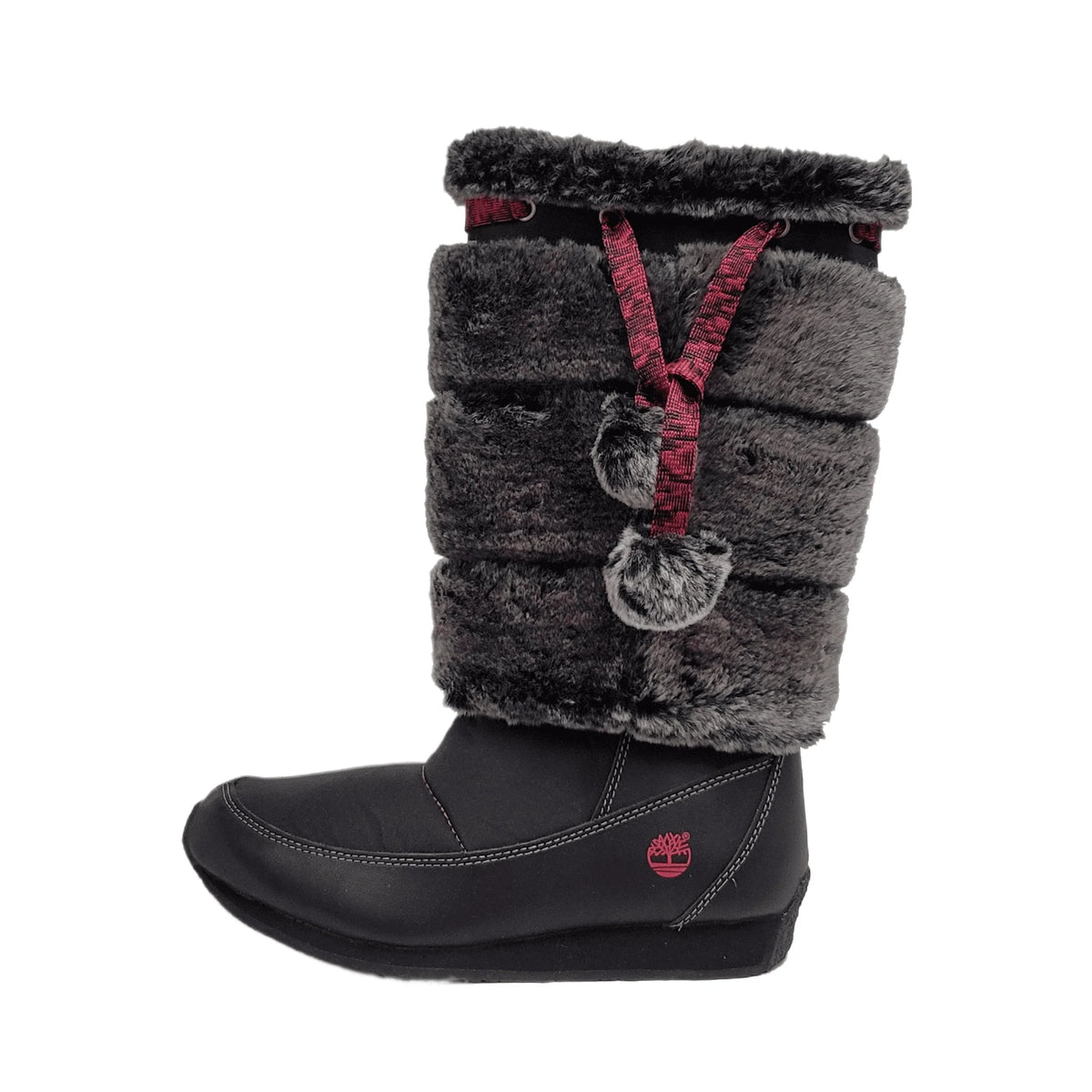 Timberland Preschool Youth Winterberry Tall Fur Medium Boot Black 59794 size 13.5