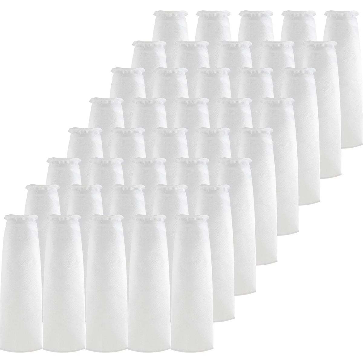SpiroPure --420-10 10 Micron #4 (20”) Glazed Polypropylene Felt Liquid Bag Filter -420-10 155388-03 (Case of 40)
