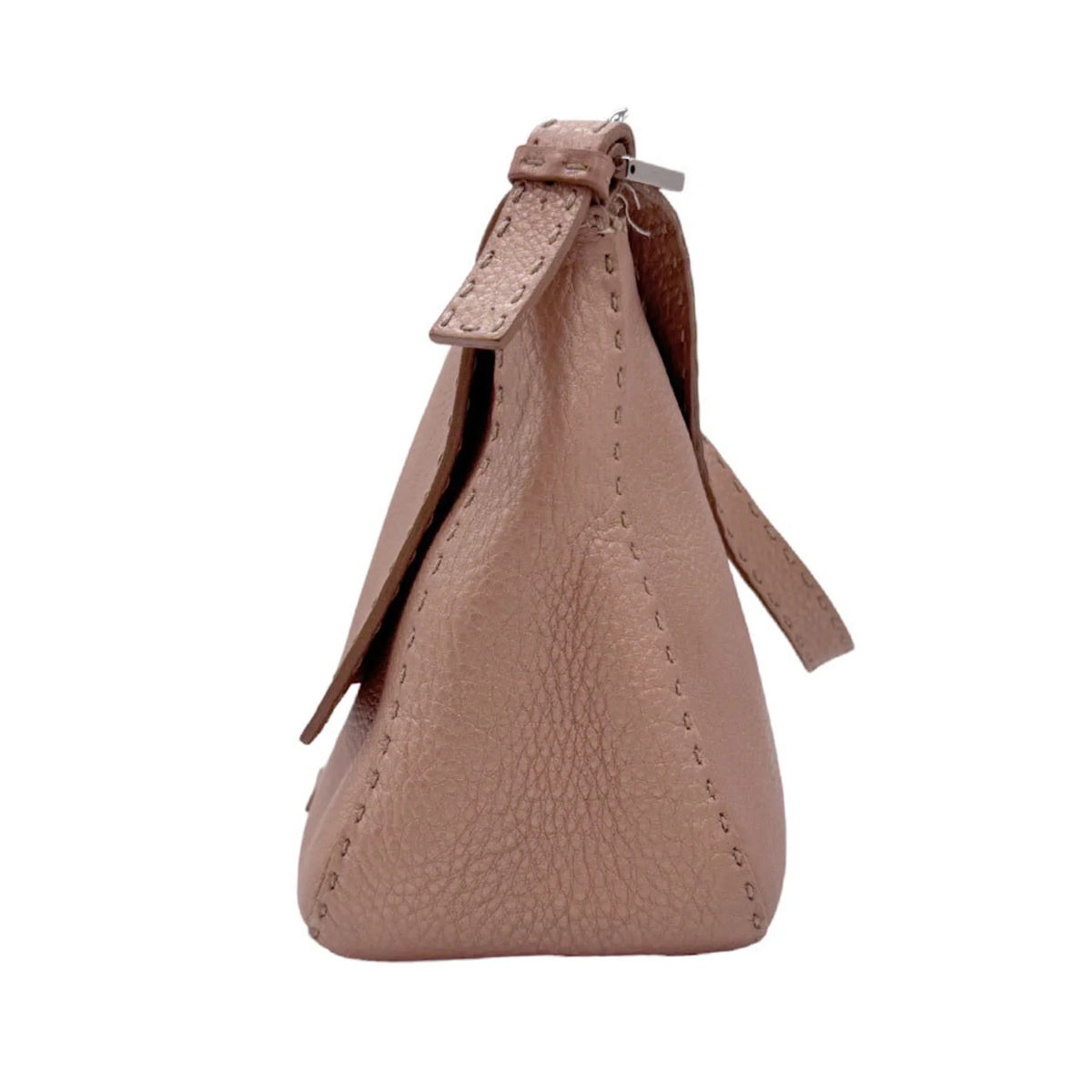 Pre-Owned  Shoulder Bag Selleria Leather Metallic Pink Women's 2381-8BR102--039 z0591 (Good)