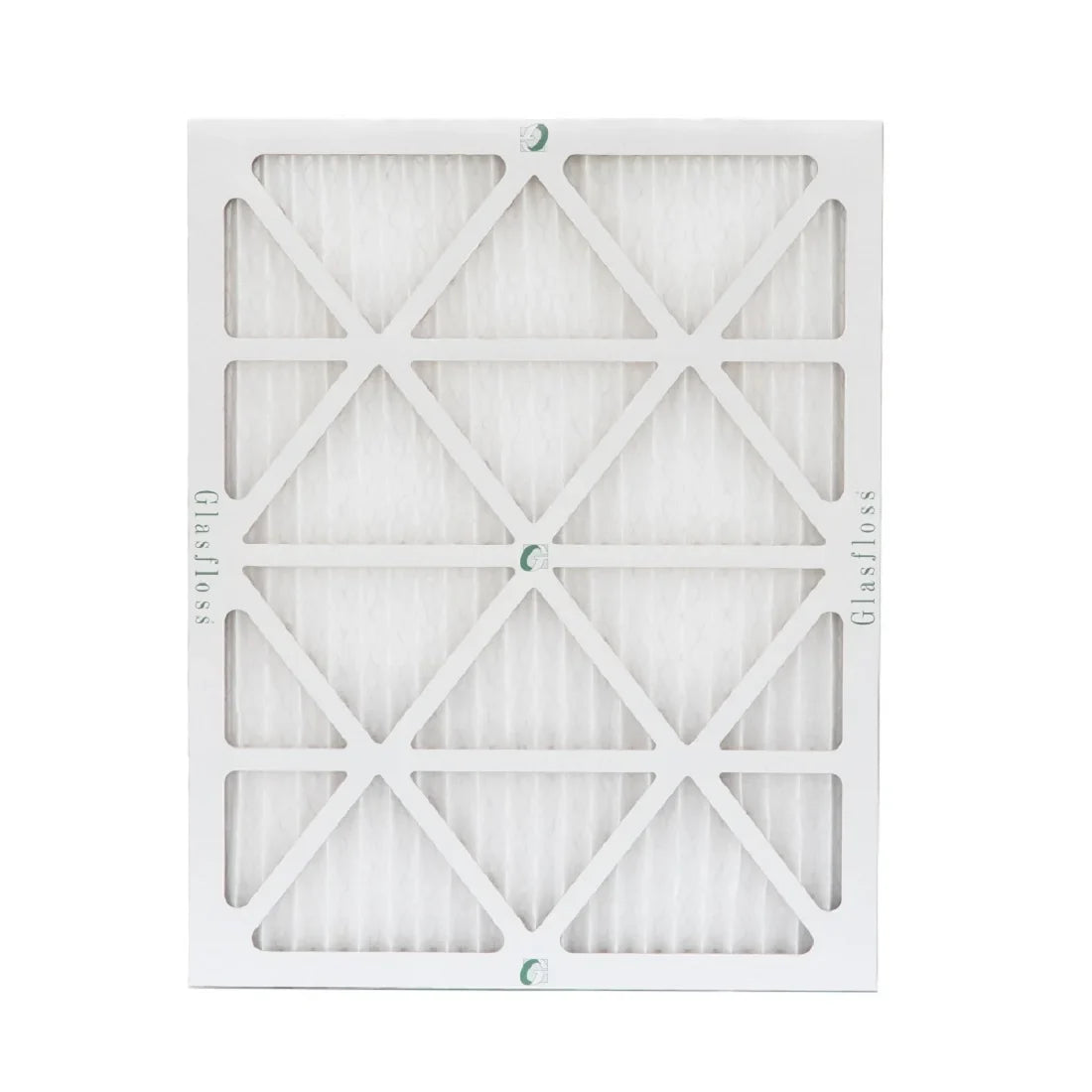 Glasfloss  20x22x1  10 Pleated  Furnace Air Filters. Box of 4. Exact Size: 19-1/2 x 21-7/8 x 7/8