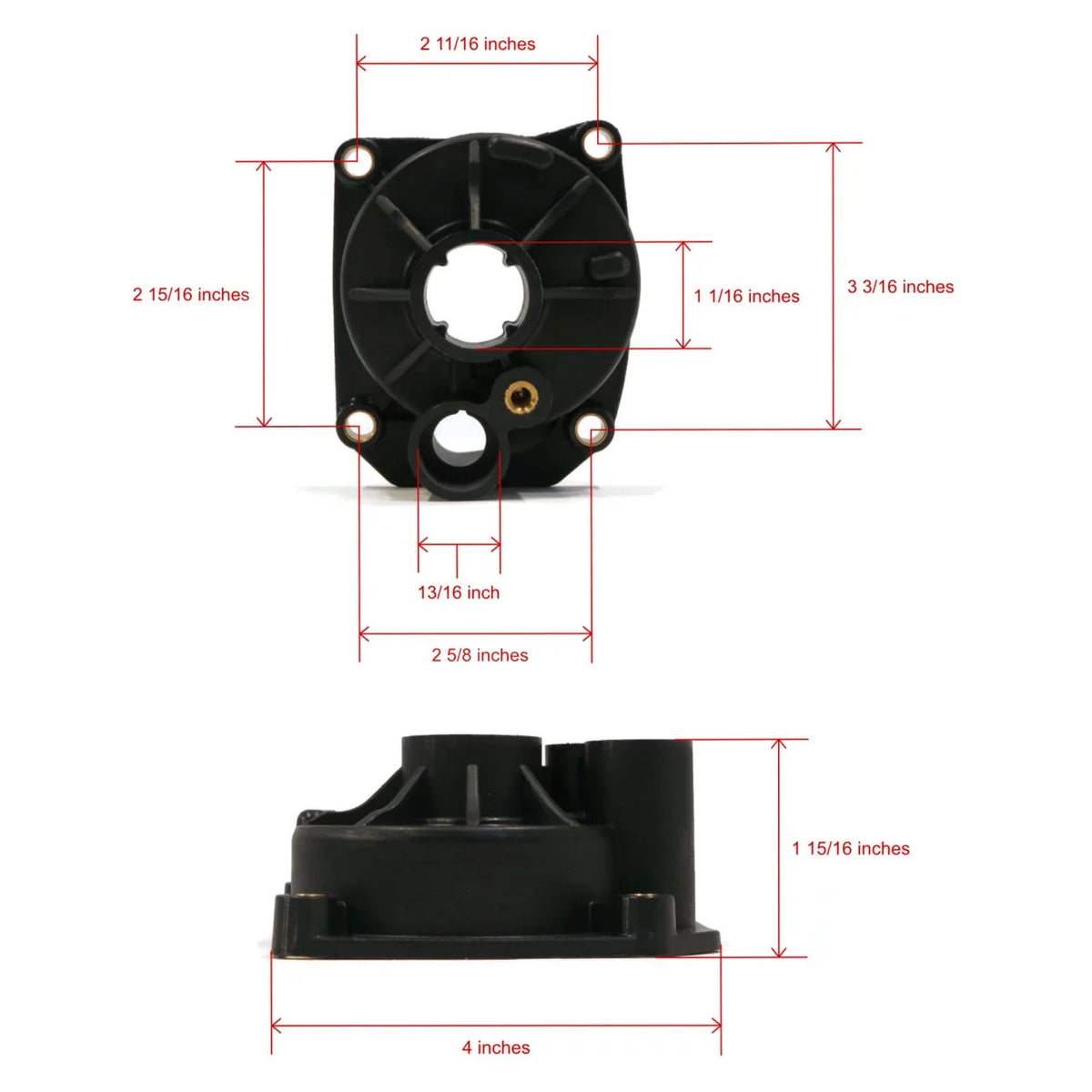 The  Shop | Water Pump Impeller, Housing Kit For 1993 Evinrude 65   Outboard Boat