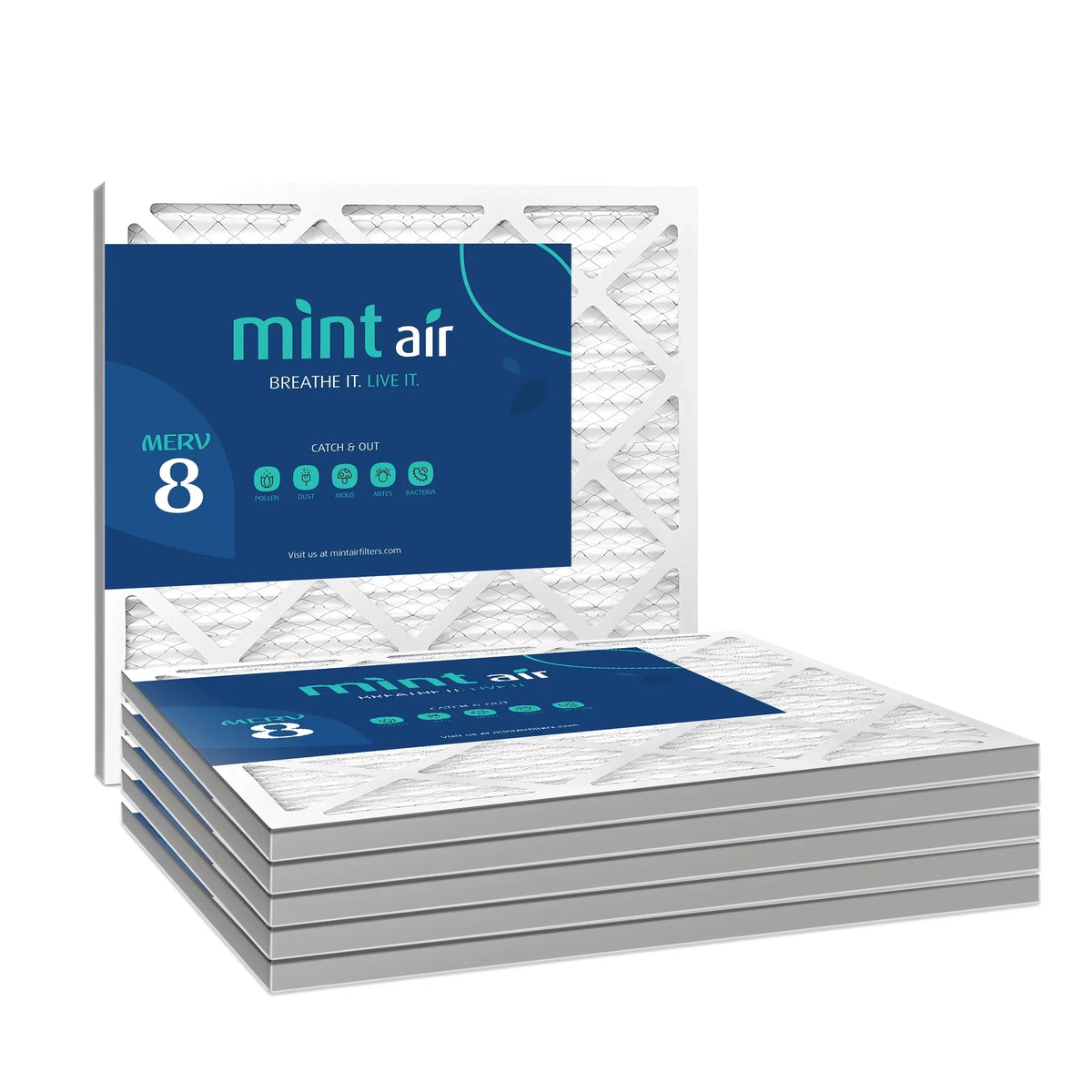 Mint Air, 14x24x1 Air Filter  8, Pleated   Furnace Filters (6 Pack)
