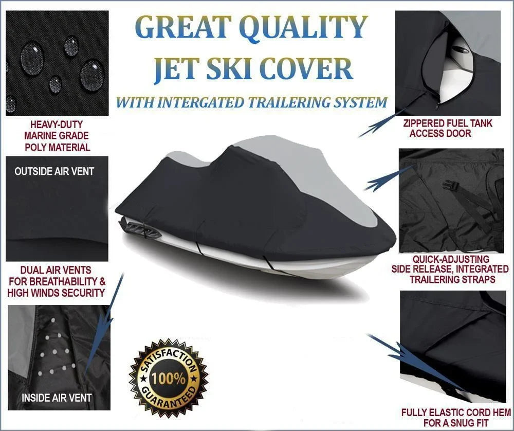 '-  600D   Cover Compatible for Sea Doo Sea-Doo Bombardier  1990-2003 Jet Ski Cover
