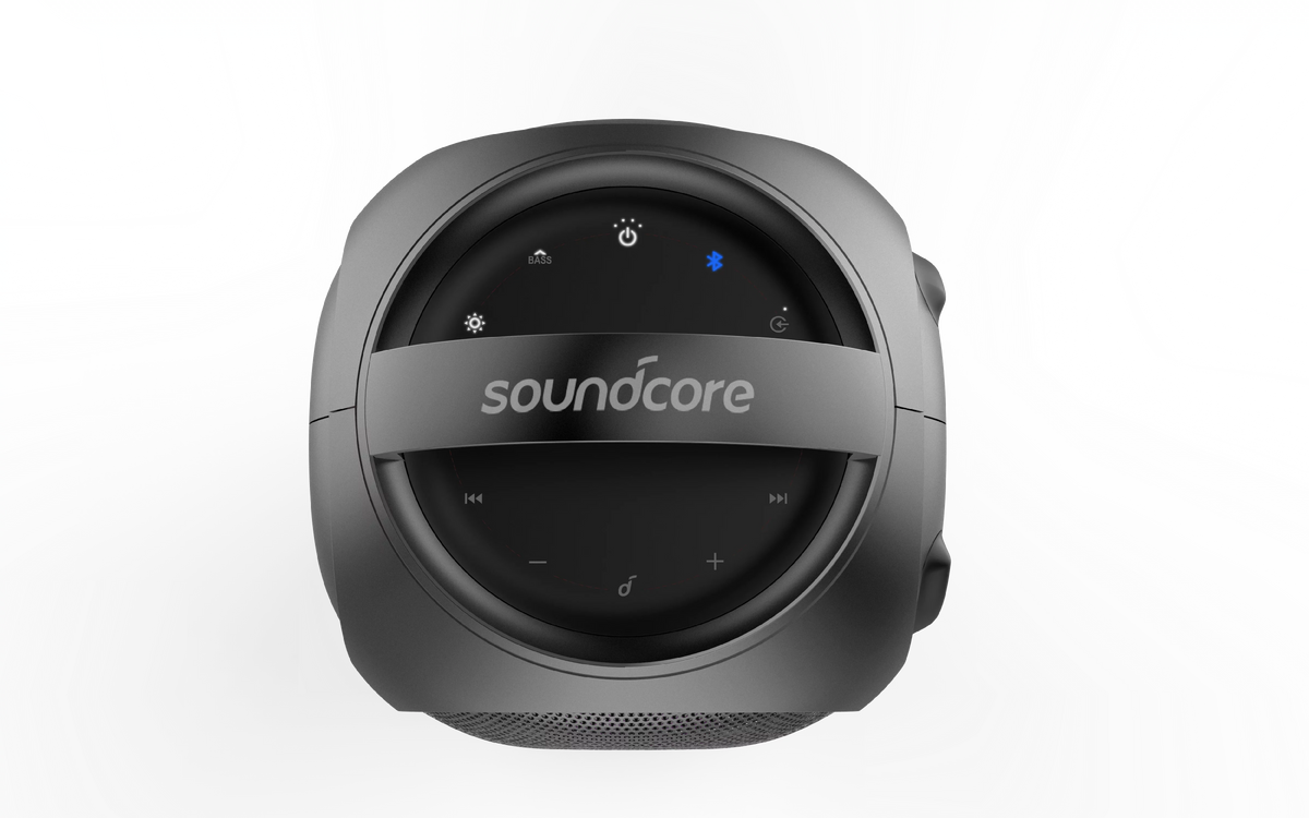 Soundcore Anker Rave Portable Bluetooth Speaker, Black,