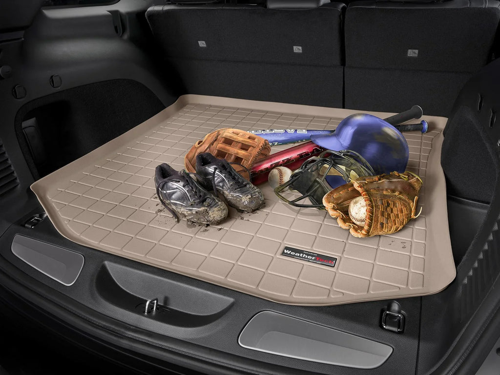 WeatherTech Cargo Trunk Liner fit with 2021-2024 Jeep Grand Cherokee  - Behind 2nd Row Seating, Cocoa