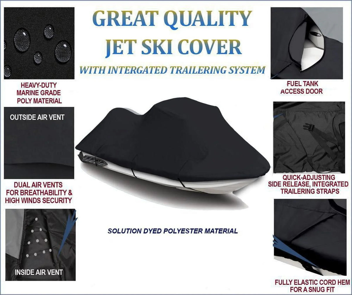 Cover Compatible for Sea Doo Sea-Doo Bombardier Jet Ski Cover  2004 2005 2006 2007 2008, - 2007 2008 2009
