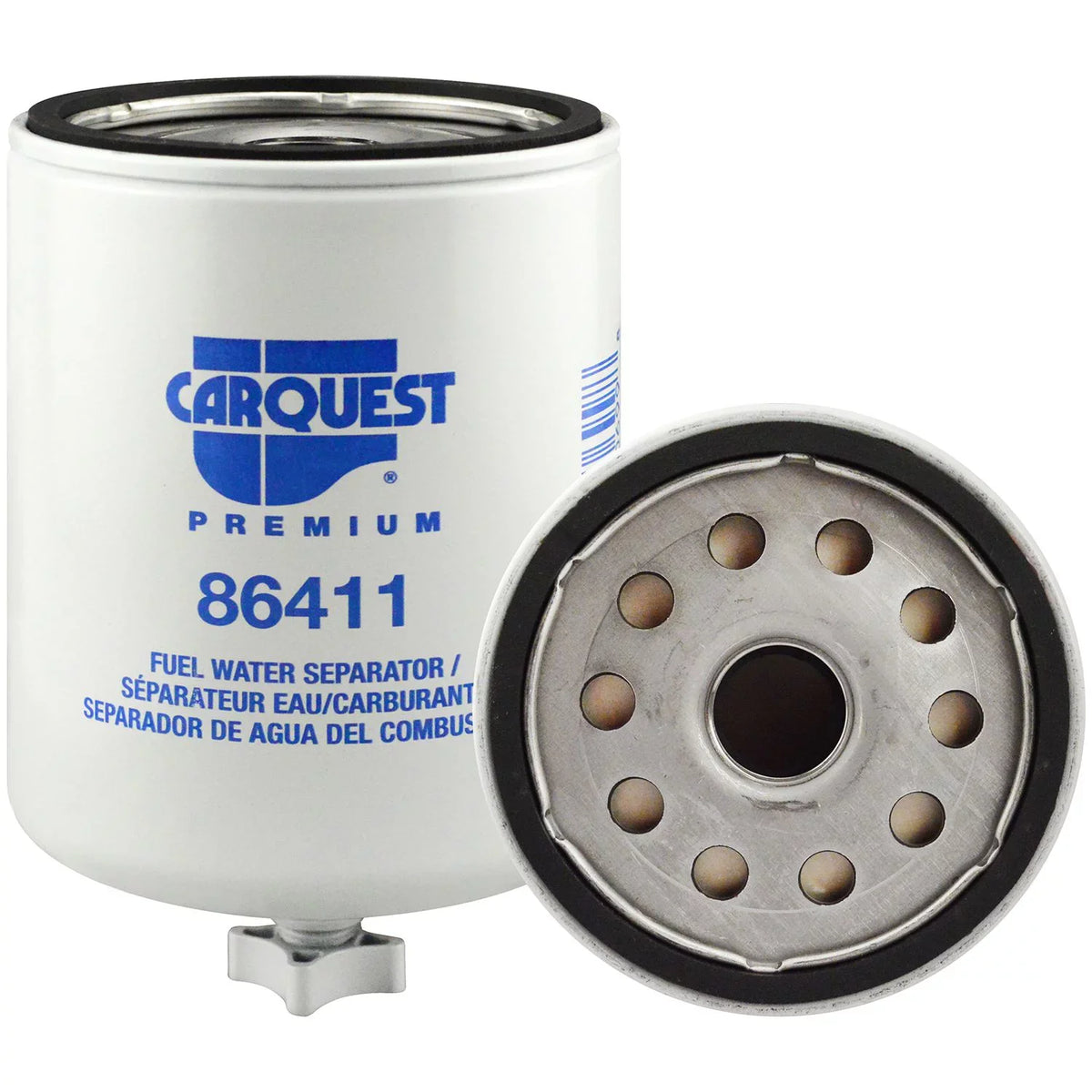 Carquest Premium Fuel/Water Separator Spin-on with Drain