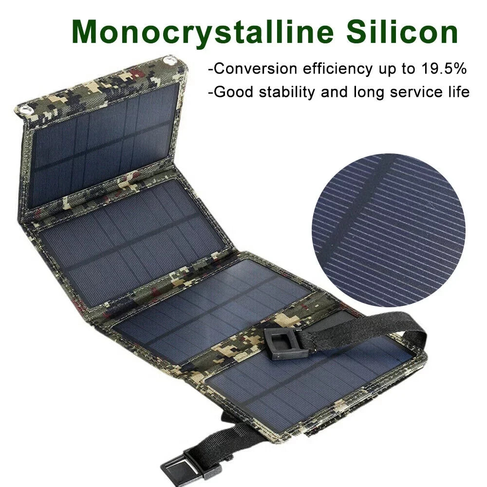 Jahy2Tech Foldable Outdoor 80W  Solar Panel Portable Phone Charger Camping Hiking Rechargeable Battery High Quality