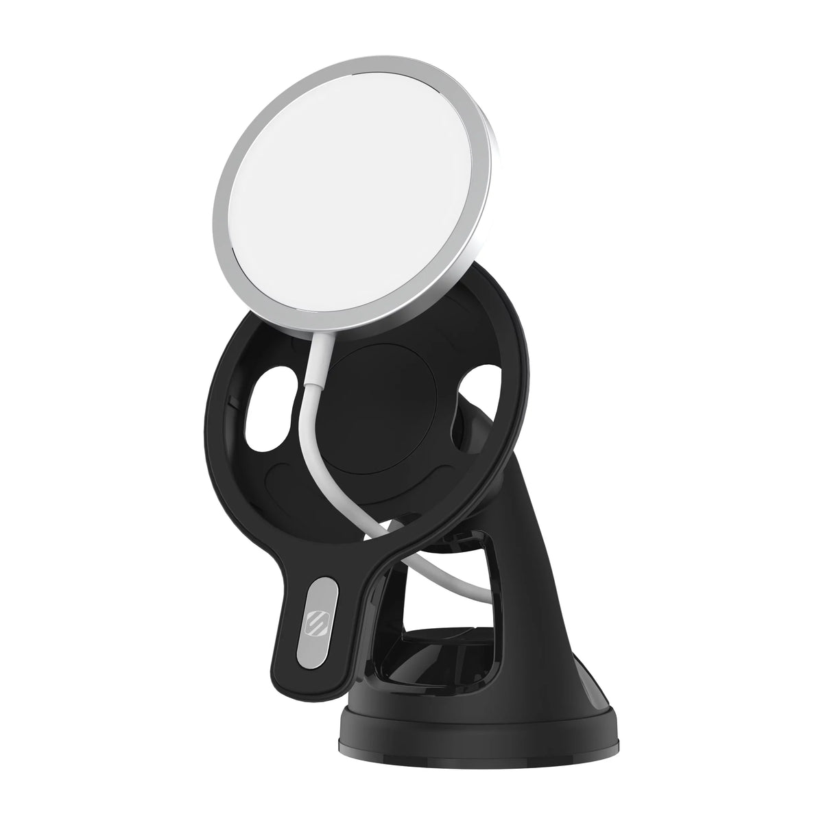 Scosche - MagicMount  Window/Dash Car Phone Holder Mount Kit (MagSafe Charger Is  Included) Compatible with MagSafe Chargers, Black