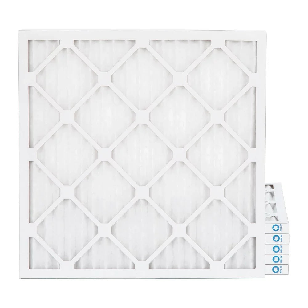 25x25x1  11,  1000 Pleated  Furnace 1" Air Filters by Pamlico. Quantity 6. Actual Size: 24-1/2 x 24-1/2 x 3/4