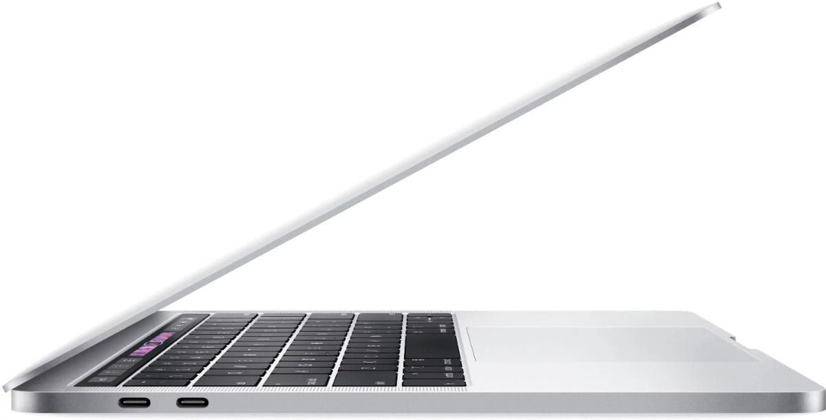 Apple MacBook Pro 13-inch (i5 1.4GHz, 128GB ) (Mid 2019, /) - Silver Bundle with Black Zipper Sleeve + Laptop Starter Kit + Cleaning Kit (Refurbished)