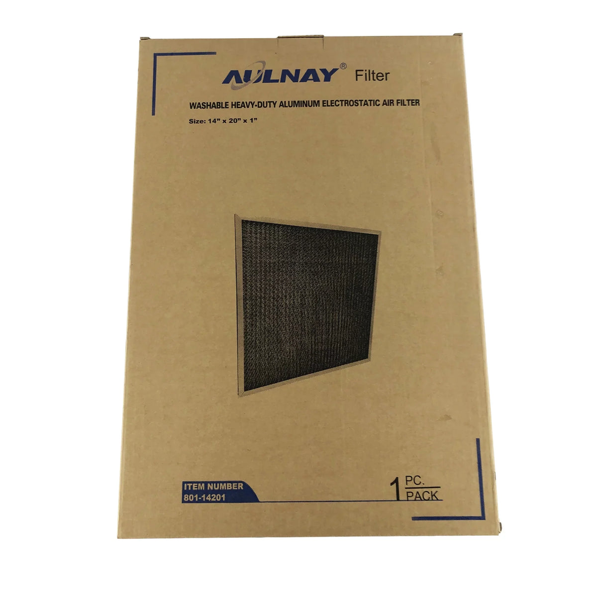 Aulnay Aluminum Electrostatic Air Filter (14" x 20" x1"), Furnace Central  Filter, Washable Metal  Air Filter