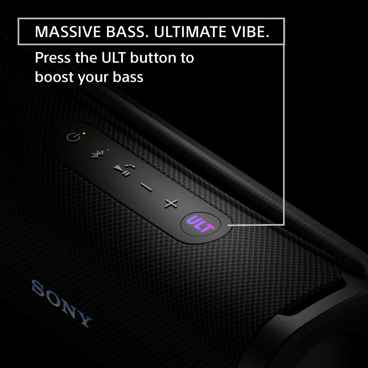 Sony   1 Wireless Ultra Portable Bluetooth Compact Speaker,  Waterproof, Dustproof, Shockproof and Rustproof - Black