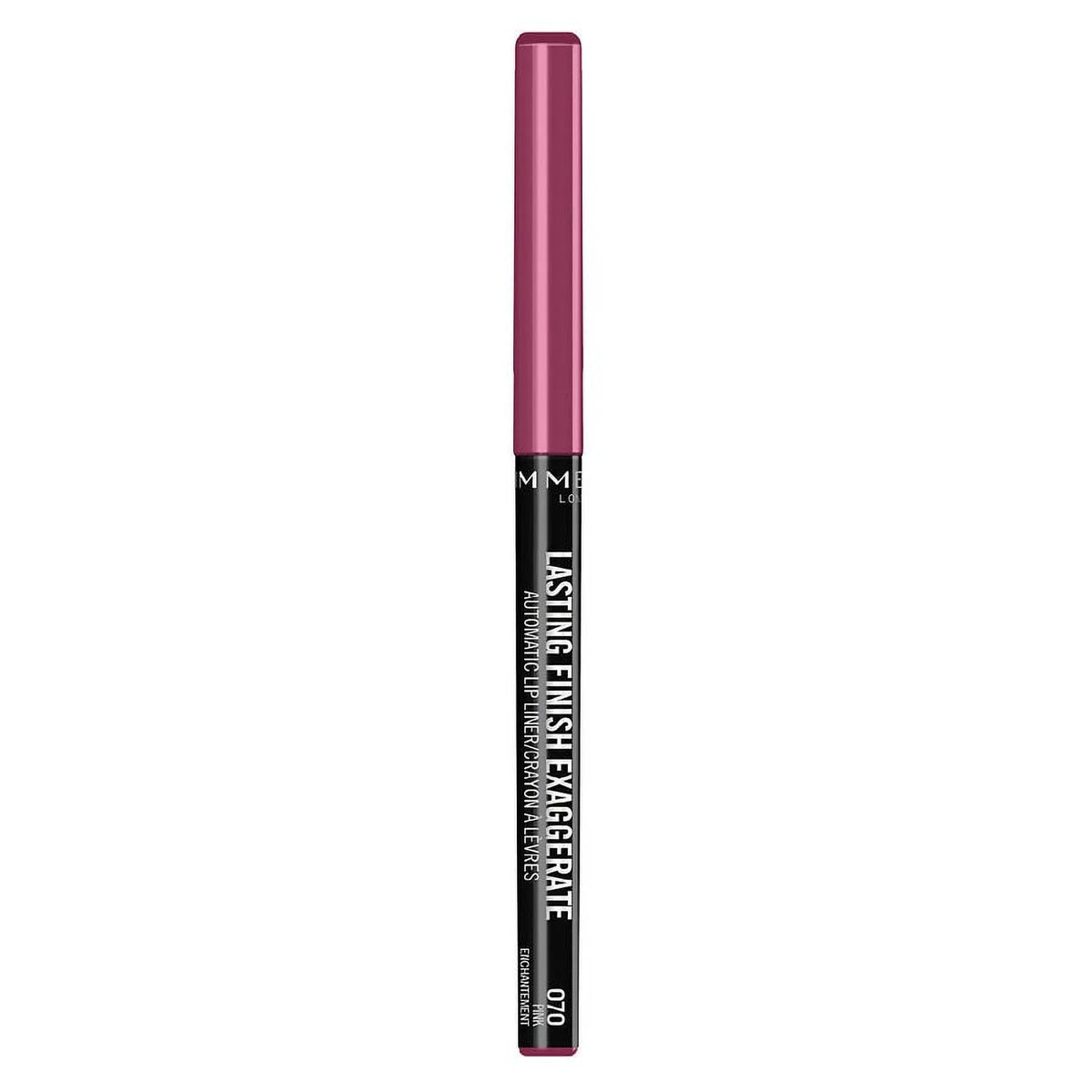Rimmel Lasting Finish Exaggerate Automatic Lip Liner, 070 Pink Enchantment 0.01  Pack of 2