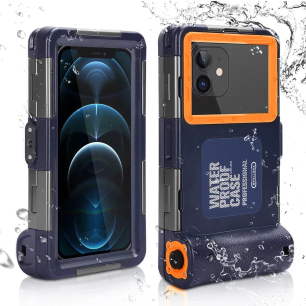 UrbanX Professional [15m/50ft] Swimming Diving Surfing Snorkeling Photo Video Waterproof Protective Case Underwater Housing for nova 6 And all Phones Up to 6.9 Inch  with Lanyard