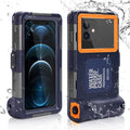 UrbanX Professional [15m/50ft] Swimming Diving Surfing Snorkeling Photo Video Waterproof Protective Case Underwater Housing for nova 6 And all Phones Up to 6.9 Inch  with Lanyard