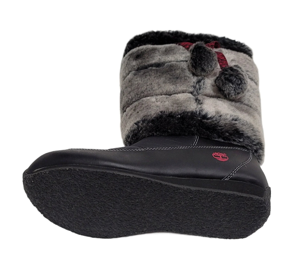 Timberland Preschool Youth Winterberry Tall Fur Medium Boot Black 59794 size 2.5