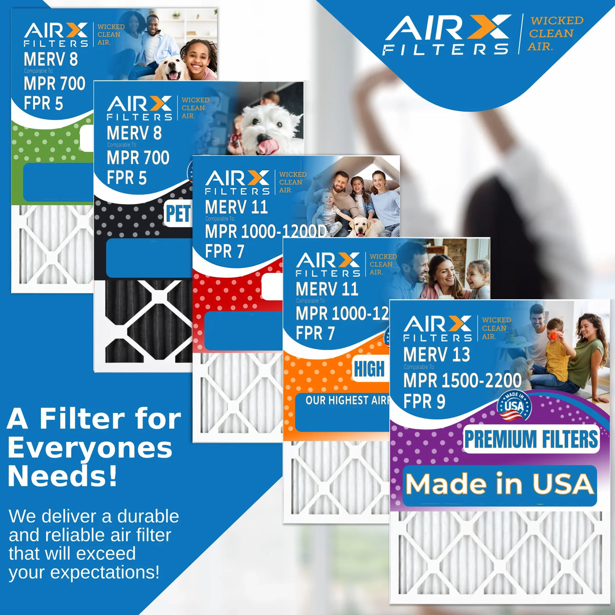 20x25x5 Air Filter Odor Eliminator Carbon Filter  8 Comparable to  700 &  5 Compatible with Air Bear 255649-102 2 Pack by     .