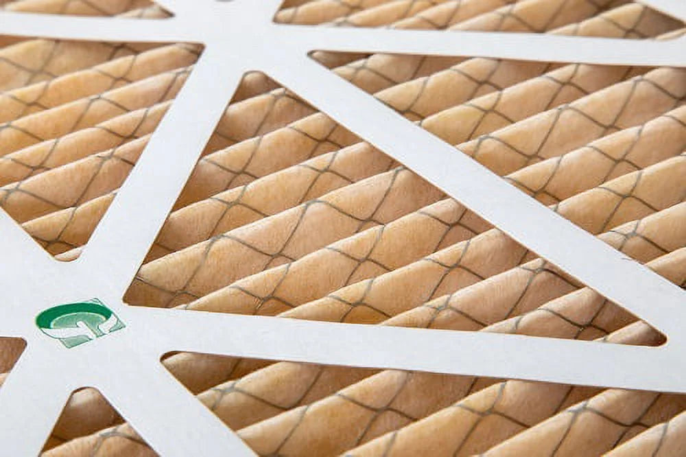6 Pack of 20x25x1  11 Pleated Air Filters by Glasfloss. Actual Size: 19-1/2 x 24-1/2 x 7/8