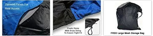 Weatherproof Jet Ski Covers for Yamaha Wave Runner  2015-2016 - Blue/Black Color - All Weather - Trailerable - Protects from Rain, Sun,  Rays, and More! Includes Trailer Straps and Storage Bag