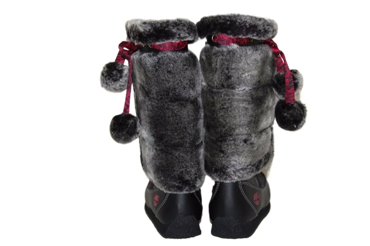 Timberland Preschool Youth Winterberry Tall Fur Medium Boot Black 59794 size 2.5