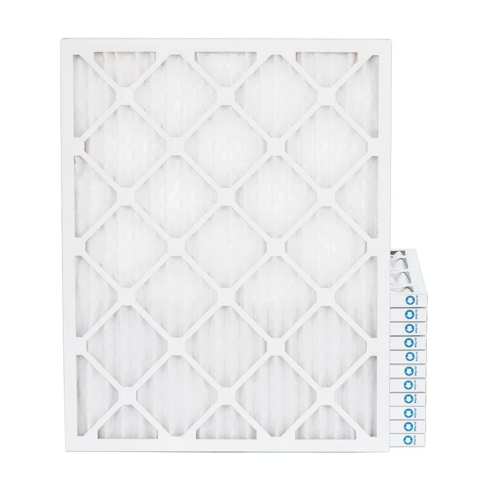 18x24x1  11,  1000 Pleated  Furnace 1" Air Filters by Pamlico. Case of 12. Actual Size: 17-1/2 x 23-1/2 x 3/4