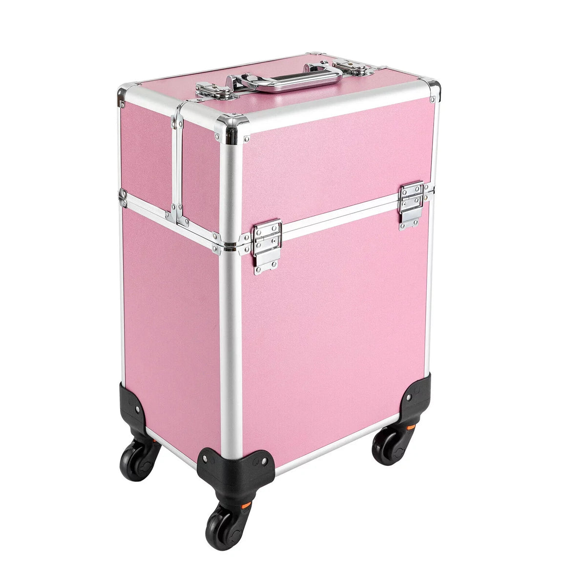 Professional Rolling Makeup Train Case Cosmetic Trolley Makeup Storage Organizer
