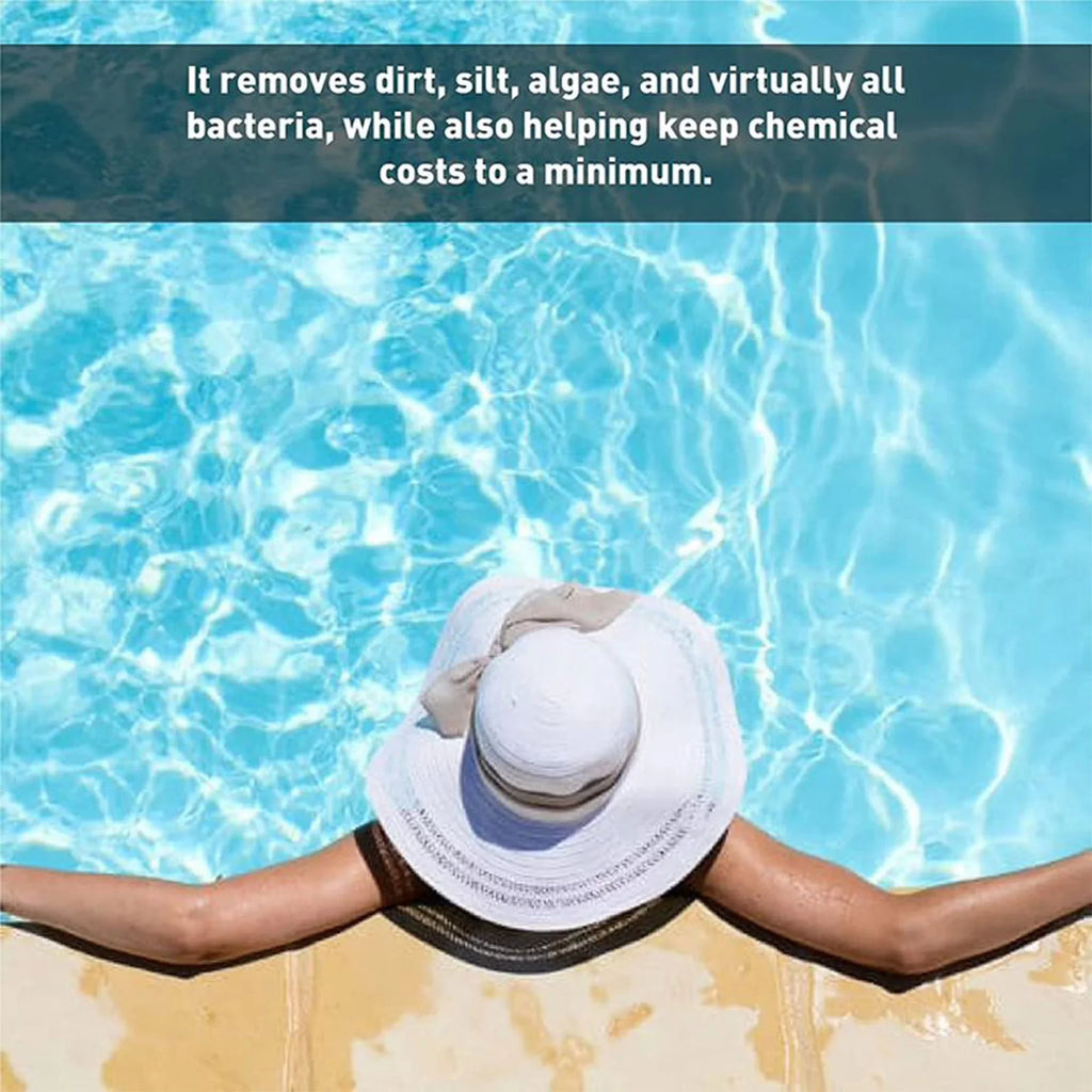 .. Silica 50lbs Mystic White  Swimming Pool Filter Sand, White (2 Pack)