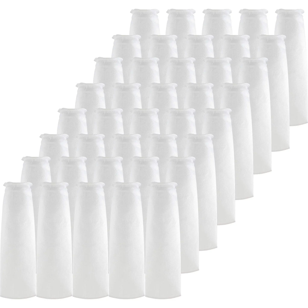 SpiroPure --420-100 100 Micron #4 (20”) Glazed Polypropylene Felt Liquid Bag Filter -420-100 155394-03 (Case of 40)