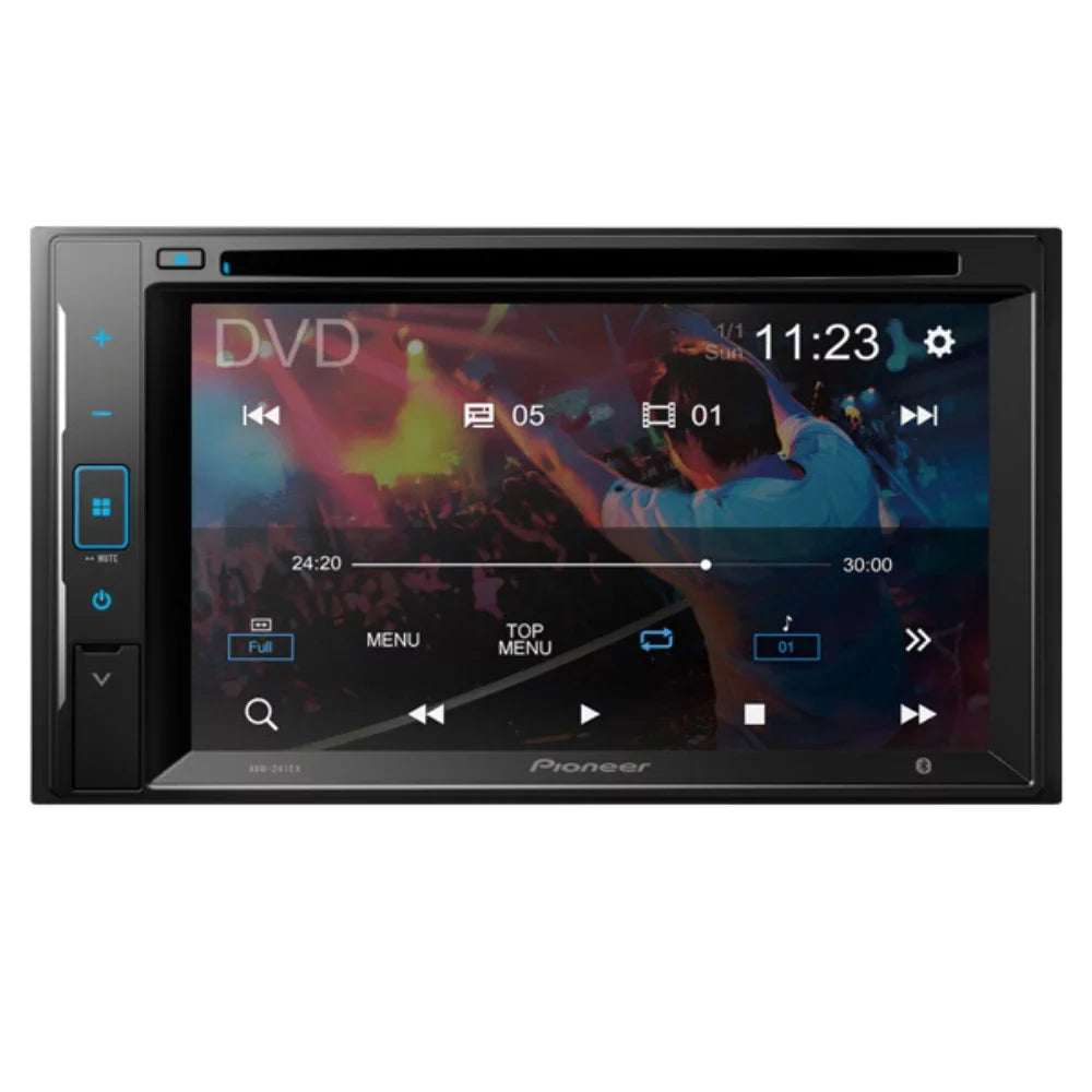Bundle for 2002-2004 Chevrolet -10 Pickcup / Pioneer -241EX Double  Car Stereo with Bluetooth/Backup Camera/Install Kit/in-Dash / / 6.2" Touchscreen Digital Media Receiver