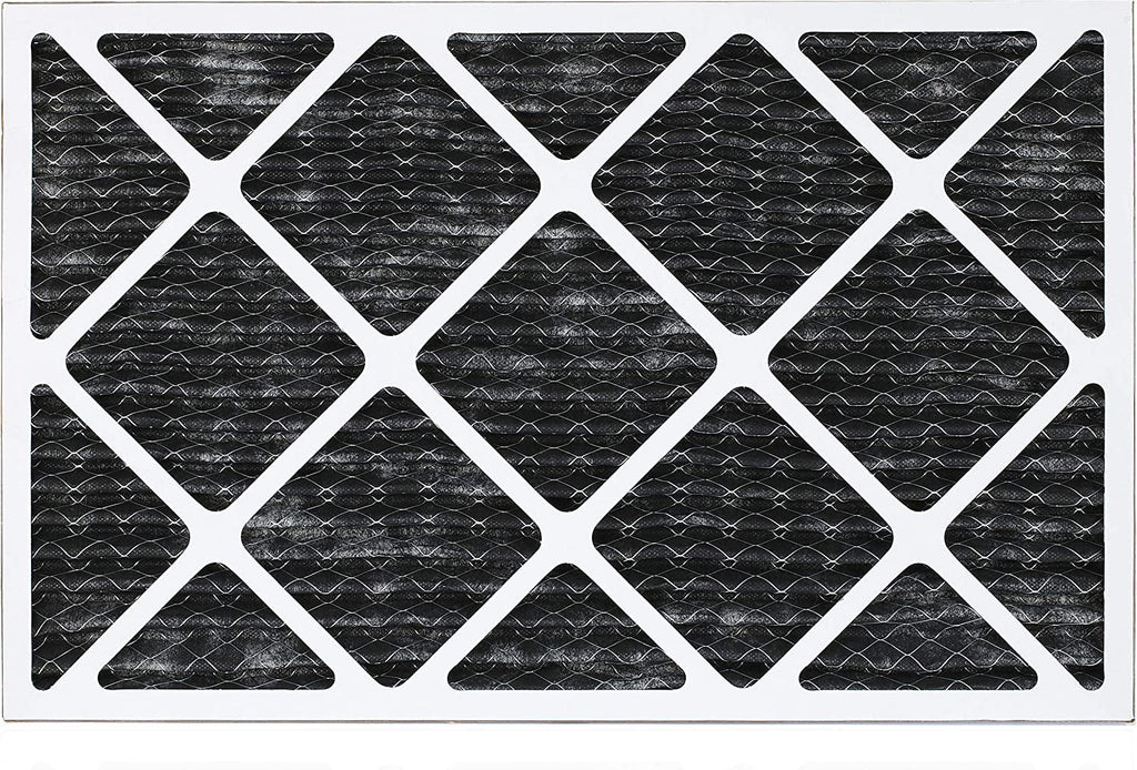 Filterbuy 18x30x1  8 Odor Eliminator Pleated   Furnace Air Filters with Activated Carbon (12-Pack)