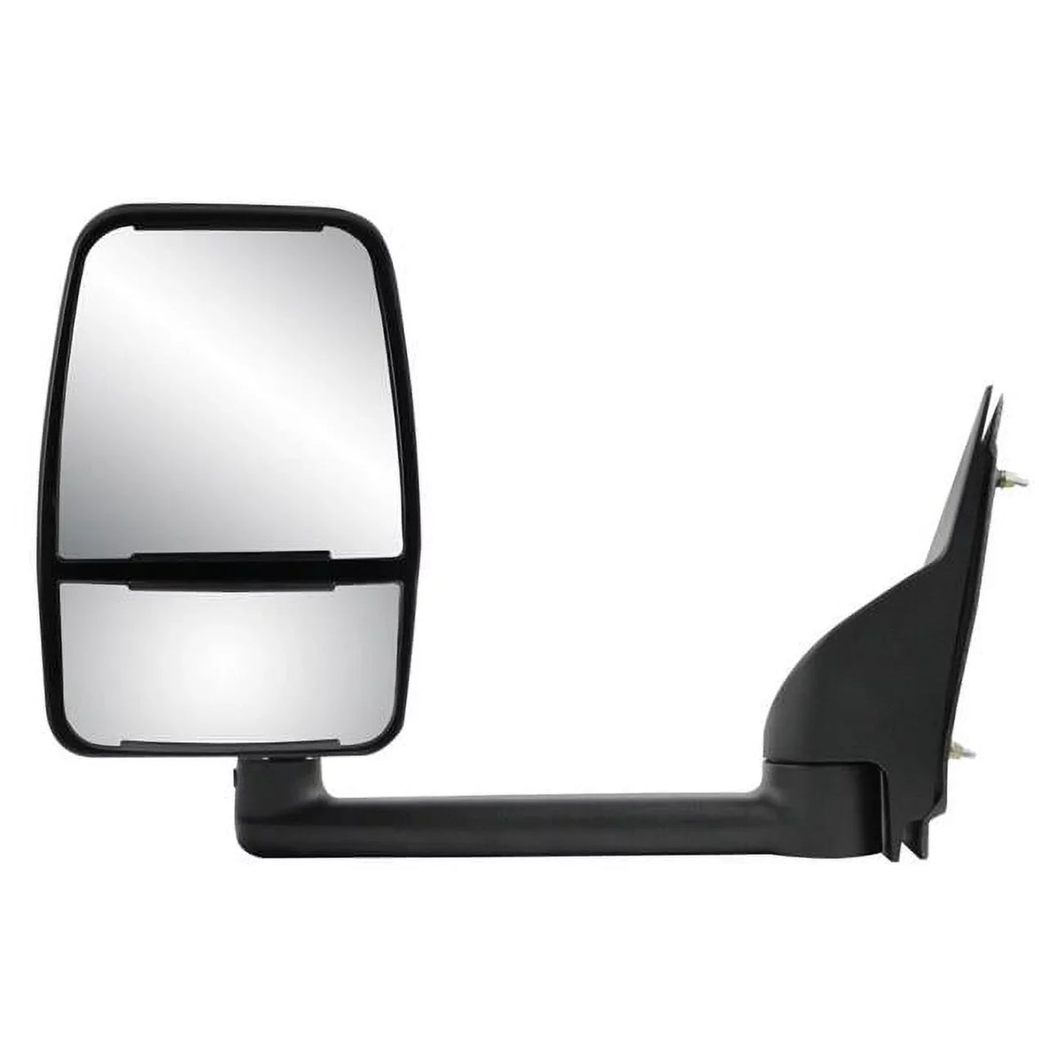 62170G - Fit System Driver Side Towing Mirror for 03-18 Chevrolet Express Van/  Savana Full Size Van, textured black w/  protective, dual lens, foldaway, Manual