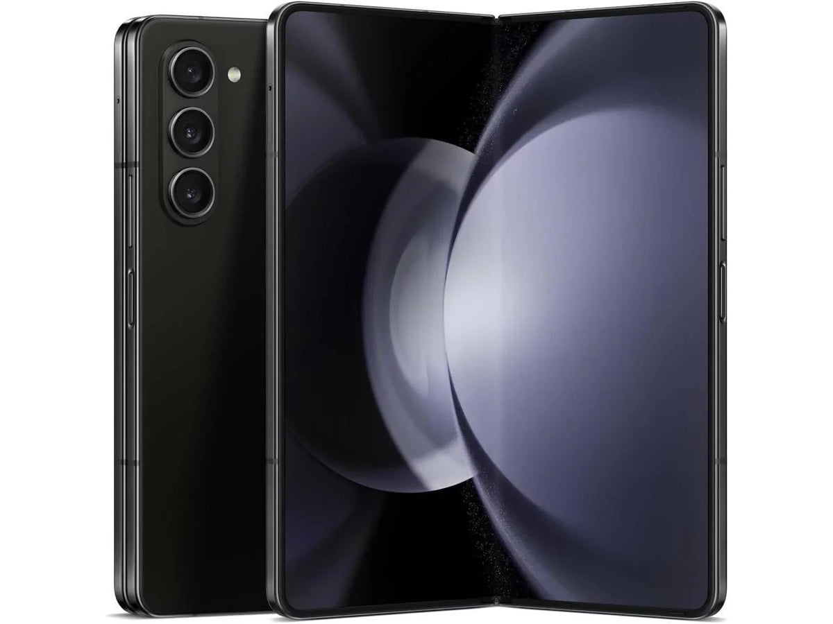 Galaxy  Fold 5 Cell Phone, Factory Unlocked Android Smartphone, 512GB, Big 7.6” Screen for Streaming, Gaming, Dual App View, One-Hand Control, Hands-Free Use,  Version, 2023, Phantom Black