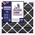 Filter King 18x30x1 Air Filter | 4- | Carbon  8  Pleated / Furnace Filters |    | Actual Size: 17.5 x 29.5 x .75"
