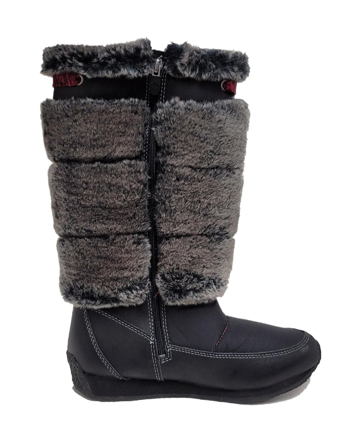 Timberland Preschool Youth Winterberry Tall Fur Medium Boot Black 59794 size 13.5