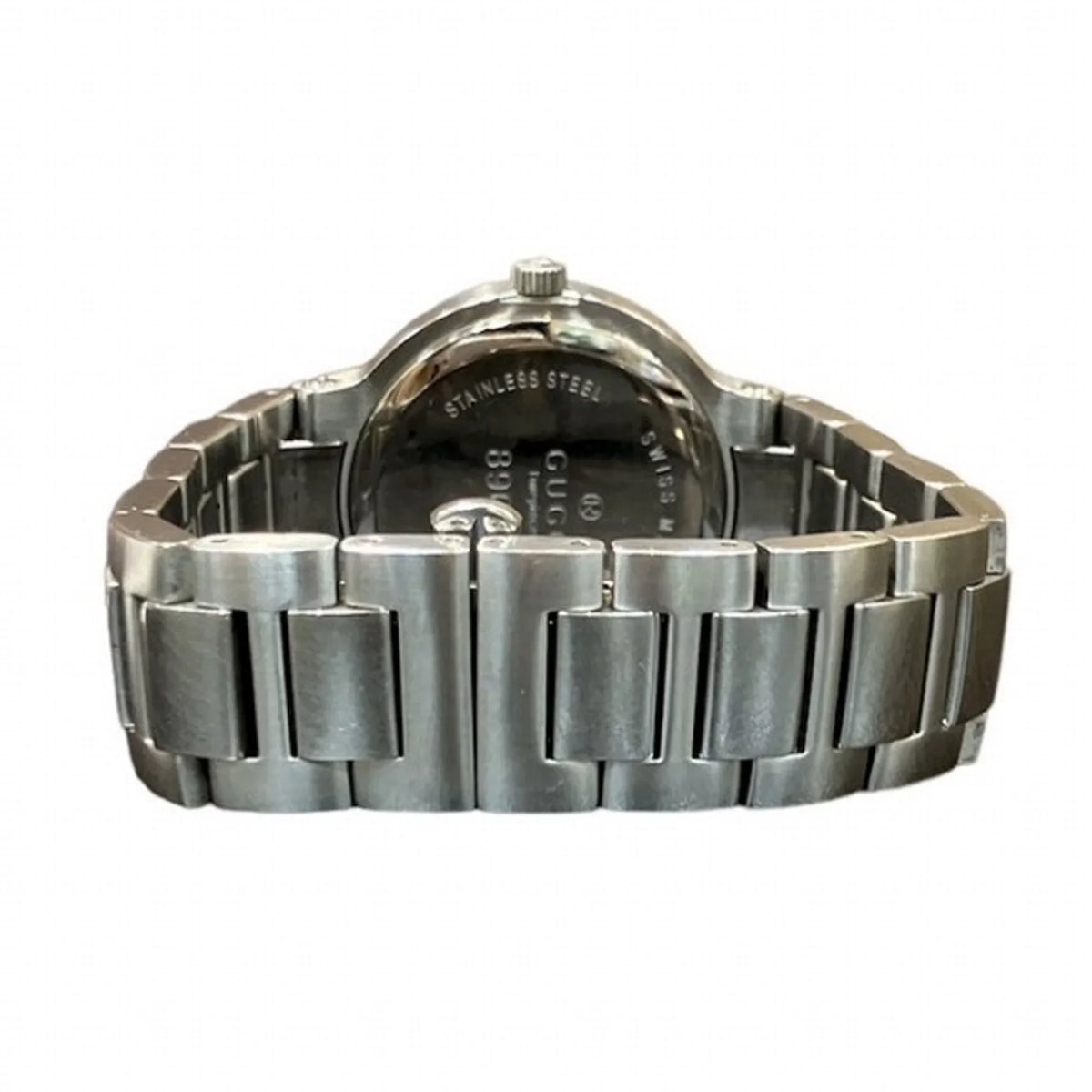 Pre-Owned Gucci  8900M quartz silver watch ladies (Good)