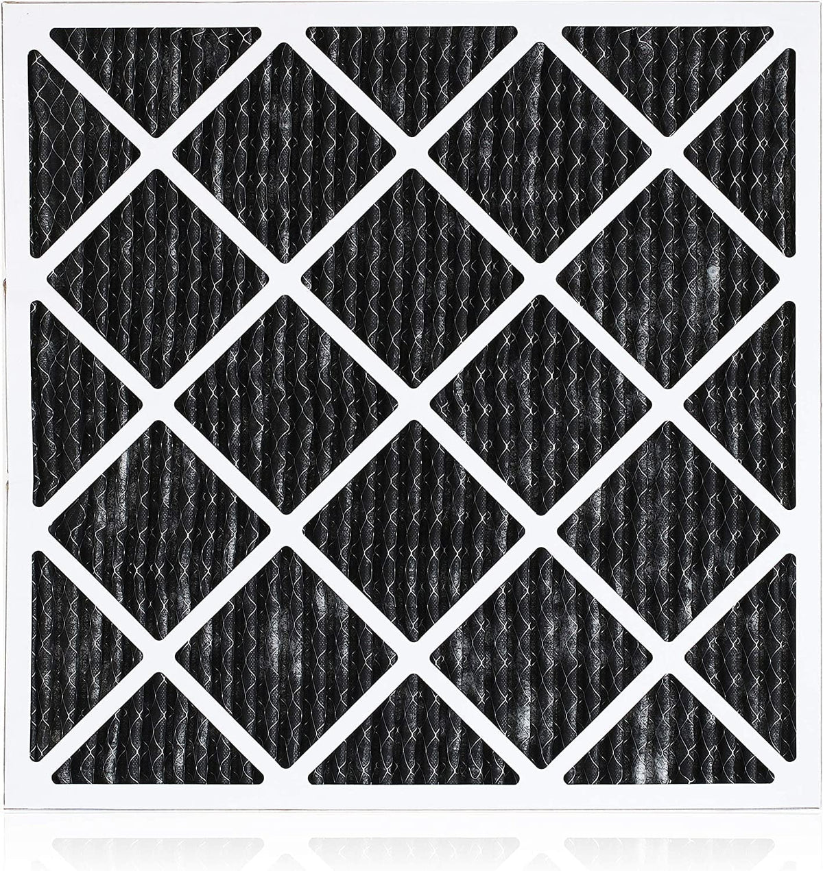 Filterbuy 18x18x1  8 Odor Eliminator Pleated   Furnace Air Filters with Activated Carbon (5-Pack)