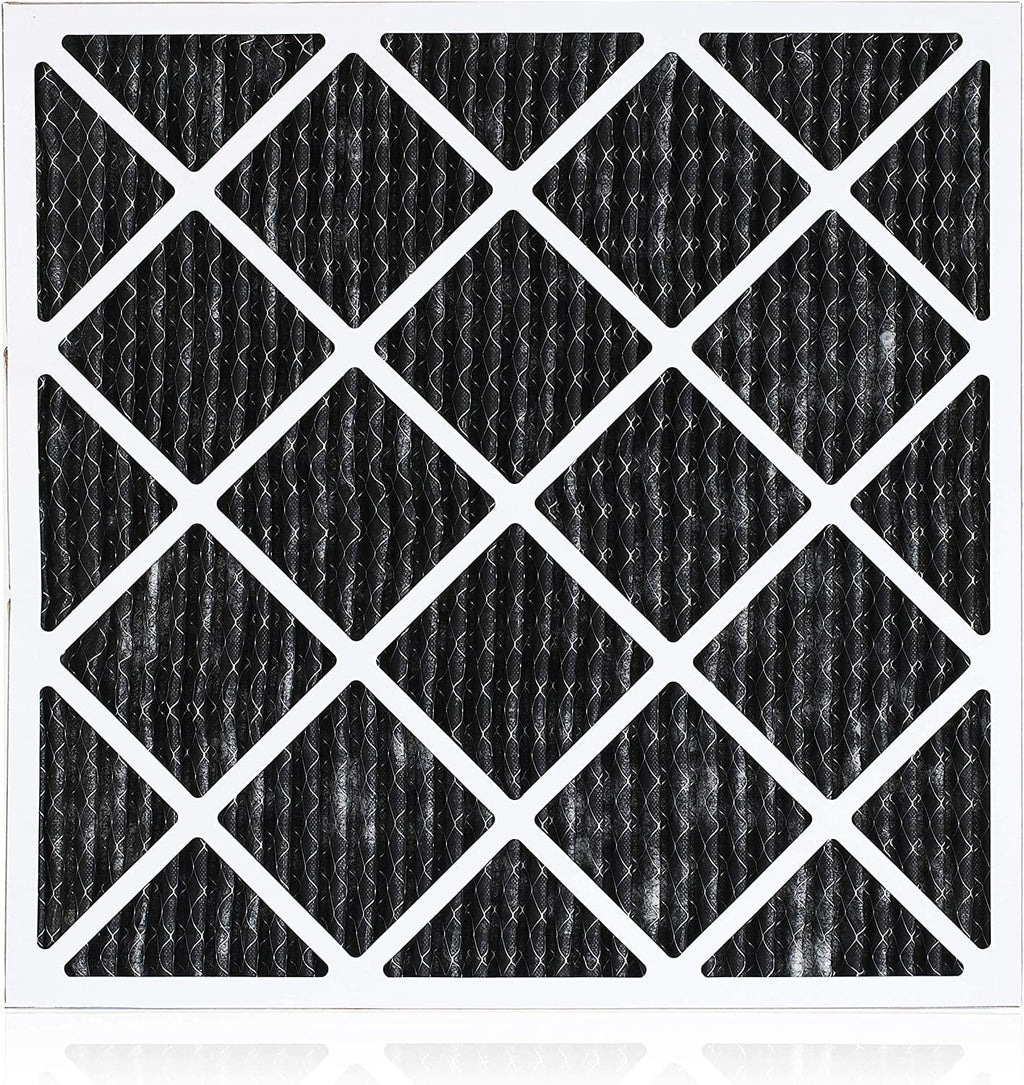 Filterbuy 14x18x1  8 Odor Eliminator Pleated   Furnace Air Filters with Activated Carbon (2-Pack)