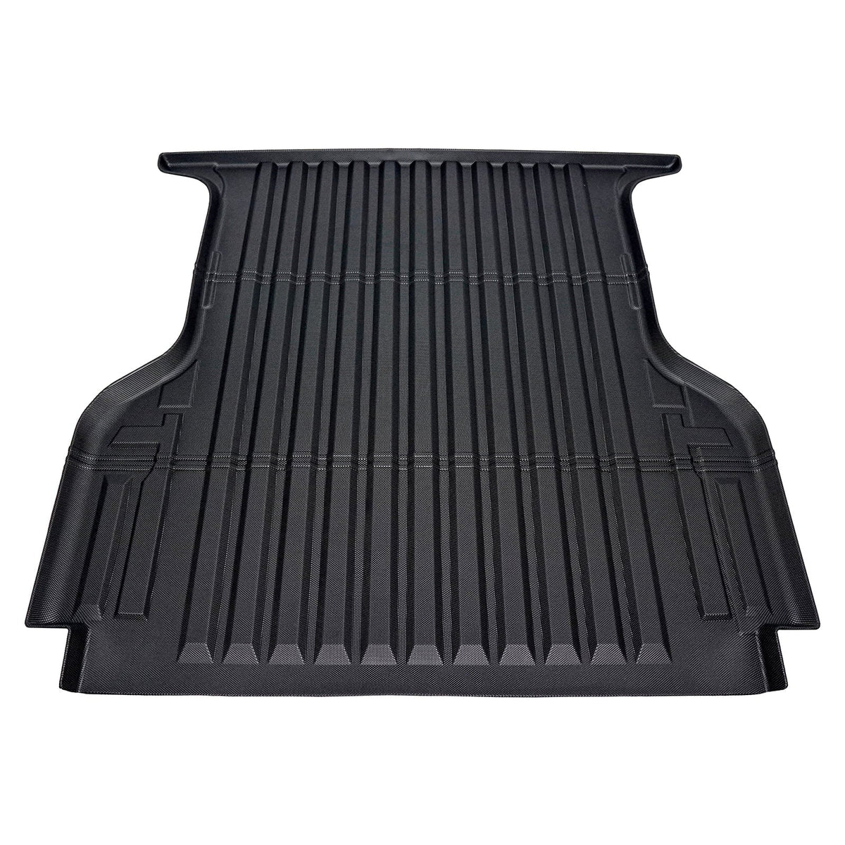 Ikon Motorsports Truck Bed Mat Compatible With 2019-2024 Ford Ranger Super Crew Cab 5Ft Short Bed, Black Rear Storage Floor Liner  Cargo Guard All Weather 3D Heavy Duty Trunk Flooring Protector